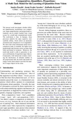 Comparatives, Quantifiers, Proportions: A Multi-Task Model for the Learning of Quantities from Vision - Association for ...