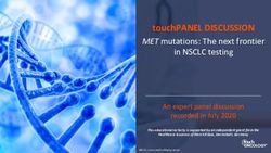 TouchPANEL DISCUSSION - MET mutations: The next frontier - Touch Oncology