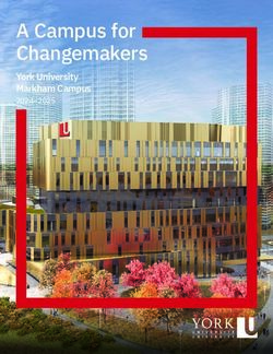 A Campus for Changemakers - York University Markham Campus 2024-2025