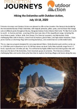 Hiking the Dolomites with Outdoor Action, July 10-18, 2020