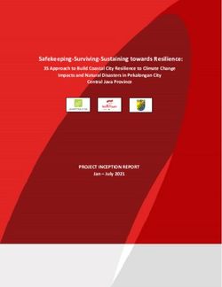 Safekeeping-Surviving-Sustaining towards Resilience: PROJECT INCEPTION REPORT - 3S Approach to Build Coastal City Resilience to Climate Change ...