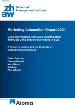 Marketing Automation Report 2021 - ZHAW digitalcollection
