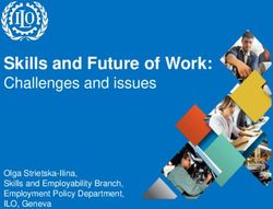 Skills and Future of Work: Challenges and issues Olga Strietska-Ilina, Skills and Employability Branch, Employment Policy Department, ILO, Geneva