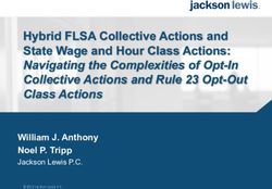 Hybrid FLSA Collective Actions and State Wage and Hour Class Actions: Navigating the Complexities of Opt-In Collective Actions and Rule 23 Opt-Out ...