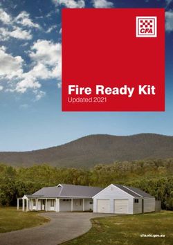 Fire Ready Kit Updated 2021 - cfa.vic.gov.au