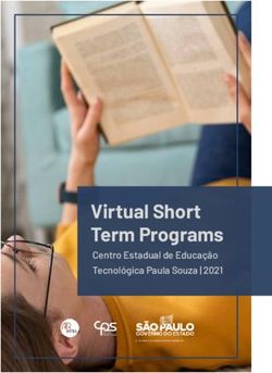 Virtual Short Term Programs - Centro Estadual de Educação Tecnológica Paula Souza | 2021 - ARInter