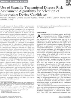 Use of Sexually Transmitted Disease Risk Assessment Algorithms for Selection of Intrauterine Device Candidates