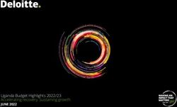 Uganda Budget Highlights 2022/23 Accelerating recovery. Sustaining growth - JUNE 2022 - Deloitte