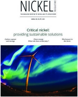 NICKELM Critical nickel: providing sustainable solutions - Nickel Institute