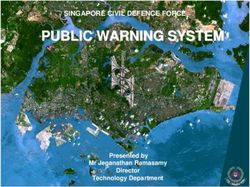 PUBLIC WARNING SYSTEM - SINGAPORE CIVIL DEFENCE FORCE - Presented by Mr Jeganathan Ramasamy