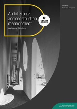 Architecture and construction management - Melbourne Geelong - 2021 Undergraduate - Deakin University