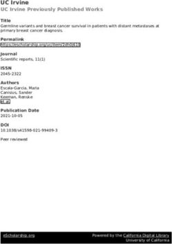 UC Irvine UC Irvine Previously Published Works - eScholarship