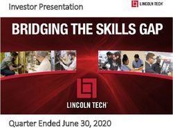 Investor Presentation - Quarter Ended June 30, 2020 - Lytham ...