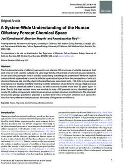 A System-Wide Understanding of the Human Olfactory Percept Chemical Space