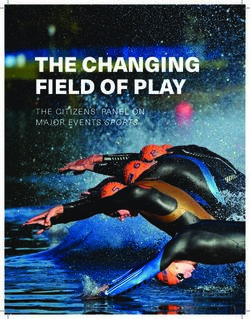 THE CHANGING FIELD OF PLAY - THE CITIZENS' PANEL ON MA JOR EVENTS SPORTS - Insidethegames