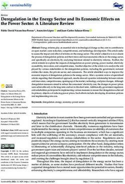 Deregulation in the Energy Sector and Its Economic Effects on the Power Sector: A Literature Review - MDPI