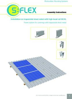 Assembly Instructions Installation on trapezoidal sheet metal with high-bead rail HK XL - Frame system for coverings with trapezoidal sheet metal ...