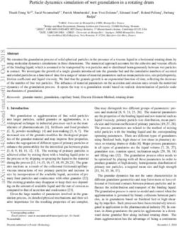 Particle dynamics simulation of wet granulation in a rotating drum
