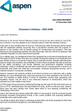 Chairman's Address - 2020 AGM - AFR