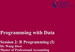 Programming with Data - Session 2: R Programming (I) Dr. Wang Jiwei Master of Professional Accounting