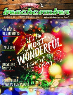 THE MAGIC OF CHRISTMAS TYBEE LOVE RECYCLING ON TYBEE FOODIE FINDS (FRANK'S RUM PUNCH) - DECEMBER 2019 TYBEEBEACHCOMBER.COM
