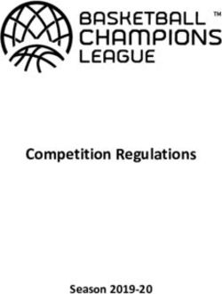 Competition Regulations - Season 2019-20 - Basketball Champions League