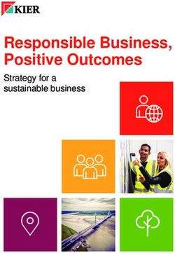 Responsible Business, Positive Outcomes - Strategy for a sustainable business - Kier
