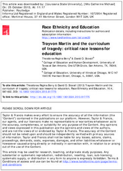 Race Ethnicity and Education