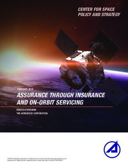 ASSURANCE THROUGH INSURANCE AND ON-ORBIT SERVICING - The Aerospace ...