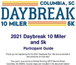 2021 Daybreak 10 Miler and 5k - Participant Guide - Strictly Running