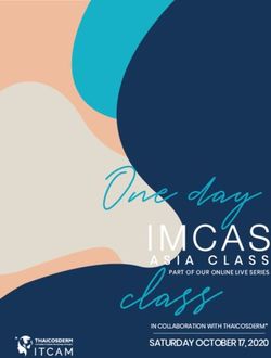 ASIA CLASS SATURDAY OCTOBER 17, 2020 - IN COLLABORATION WITH THAICOSDERM* PART OF OUR ONLINE LIVE SERIES - IMCAS
