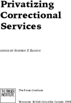 Privatizing Correctional Services - The Fraser Institute Vancouver British Columbia Canada 1998