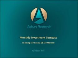Monthly Investment Compass - Charting The Course Of The Markets April 10th, 2021 - Asbury Research