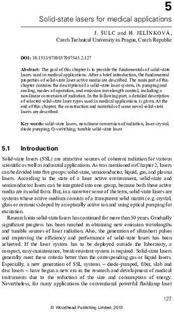 5 Solid-state lasers for medical applications - Halide Crystal-F ...