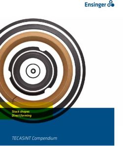 TECASINT Compendium Stock shapes Direct forming - Ensinger