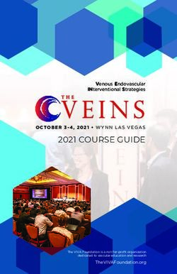 2021 COURSE GUIDE OCTOBER 3-4, 2021 WYNN LAS VEGAS - Venous Endovascular INterventional Strategies - VIVA Conference