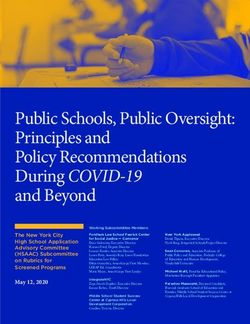 Public Schools, Public Oversight: Principles and Policy Recommendations During COVID-19 and Beyond