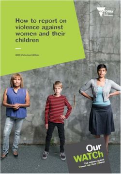How to report on violence against women and their children - 2019 Victorian Edition