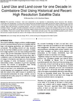 Land Use and Land cover for one Decade in Coimbatore Dist Using Historical and Recent High Resolution Satellite Data