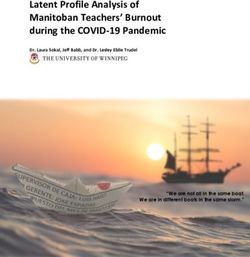 Latent Profile Analysis of Manitoban Teachers' Burnout during the COVID-19 Pandemic - Dr. Laura Sokal, Jeff Babb, and Dr. Lesley Eblie Trudel