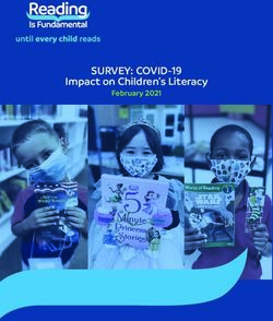 SURVEY: COVID-19 Impact on Children's Literacy - February 2021