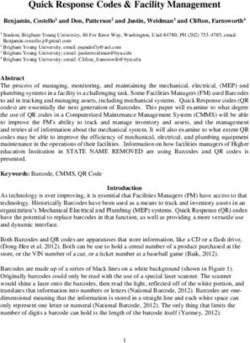 Quick Response Codes & Facility Management - IFMA ...