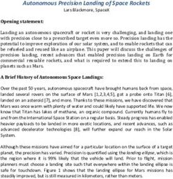 Commercial reusable rockets, and what is required to extend this to landing on planets such as Mars - Frontiers ...