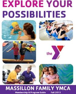 EXPLORE YOUR POSSIBILITIES - MASSILLON FAMILY YMCA Membership & Program Guide