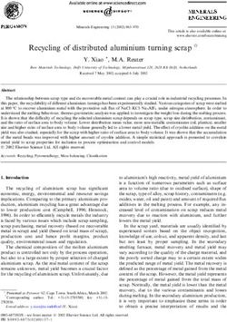 Recycling of distributed aluminium turning scrap