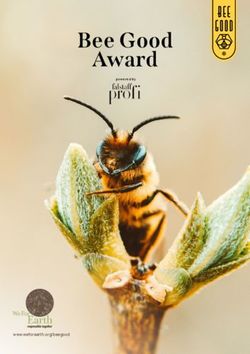 Bee Good Award - We For Earth