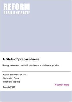 REFORM RESILIENT STATE - A State of preparedness