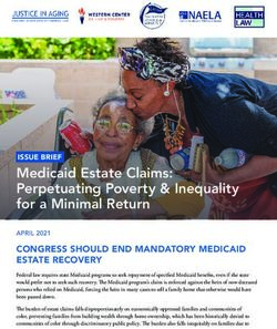 Medicaid Estate Claims: Perpetuating Poverty & Inequality for a Minimal Return - Justice in Aging
