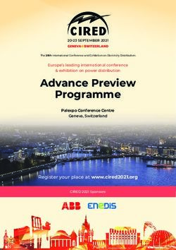Advance Preview Programme - CIRED 2021