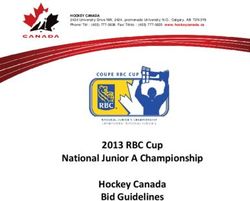 2013 RBC Cup National Junior A Championship Hockey Canada Bid Guidelines